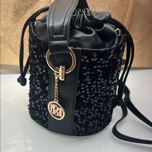 Badgley Mishka Sequin Bucket Crossbody Bag